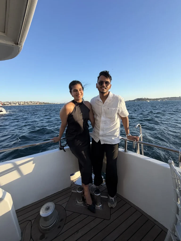 Private Bosphorus cruise passing the waterfront in daylight