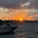 Istanbul daily cruise boat departing from Eminönü pier